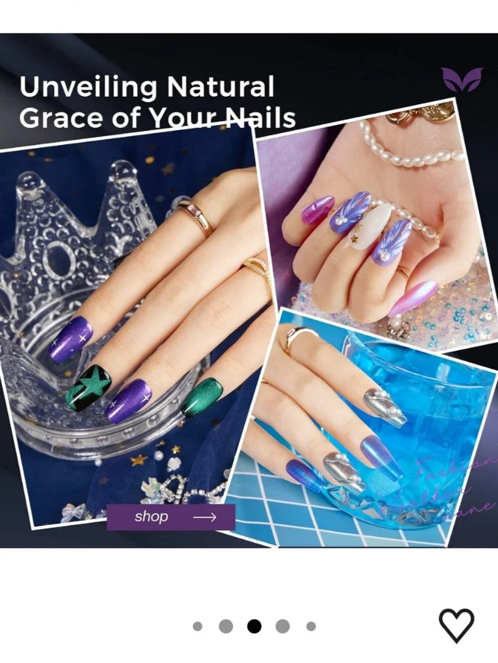 Chameleon Nail Polish Set: 6 Color Holographic Ombre Quick Dry